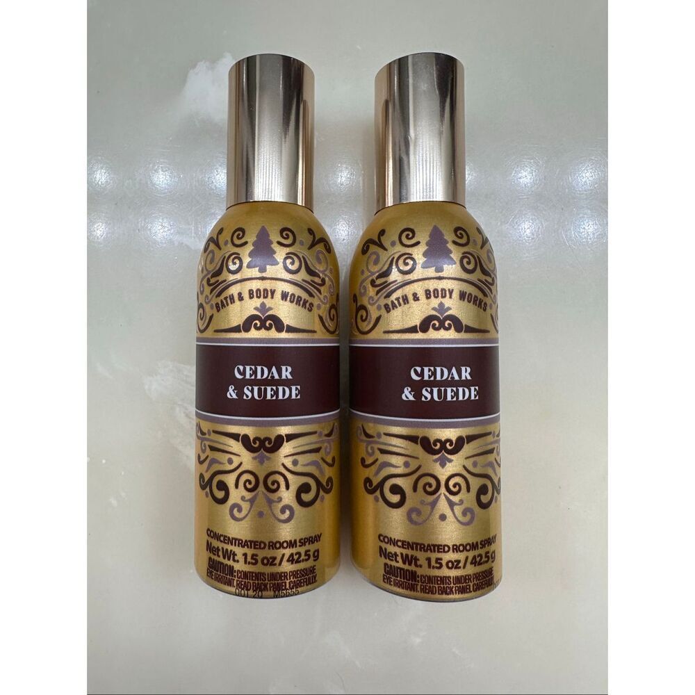 NEW Bath & Body Works Bundle of 2 Cedar & Suede Concentrated Room Sprays